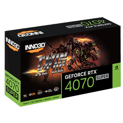 CARD Màn hình VGA Inno3D GeForce RTX 4070 Super Twin X2 OC – Hàng Chính Hãng