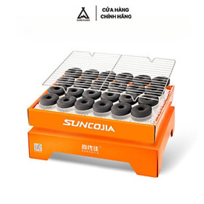 Bếp nướng kèm than, vỉ nướng, Bếp nướng than di động, tiện lợi,ít khói, linh hoạt kèm quà tặng