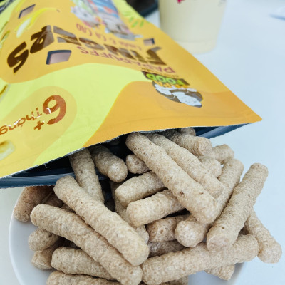 BÁNH ĂN DẶM PAPAFOOD PAPAPUFFS - FINGERS VỊ CHUỐI VÀ CA CAO - 100% NGŨ CỐC HỮU CƠ 