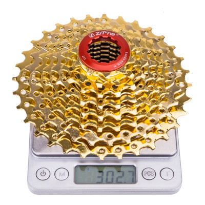 Líp xe đập leo núi 8 tốc độ diều chỉnh tỉ số truyền 32T bằng kim loại màu vàng