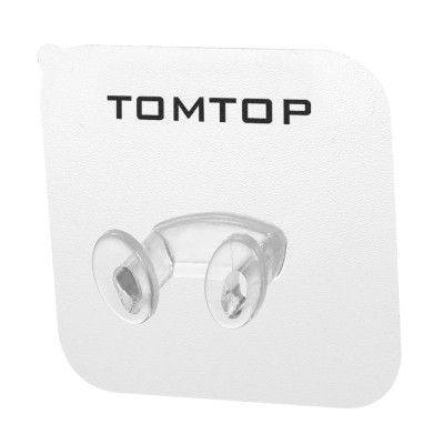 TOMTOP 2 cái Móc kết dính chắc chắn trong suốt bằng nhựa Superglue đỡ phích cắm không thấm nước