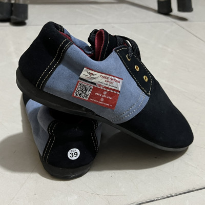 Giầy đá cầu da lộn 3 lớp, giầy mỏ vịt đá cầu tiêu chuẩn thi đấu T THIEN TRUONG SPORT 