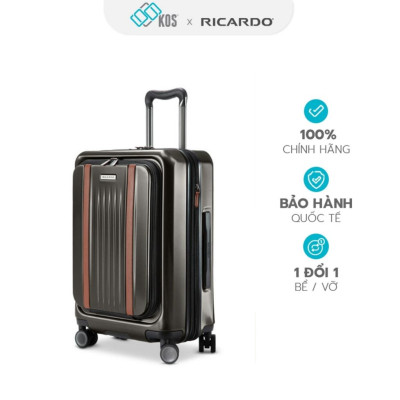 Vali có ngăn laptop Ricardo Montecito Front-Opening 2.0 Hs size 21 inch, Nhựa PC chống va đập, Thương hiệu Mỹ