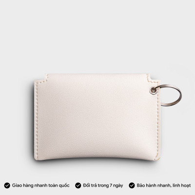 Ví Yuumy ( Thời trang nữ nắp gập cỡ nhỏ - Ví móc khóa da Seasand YMK15 )
