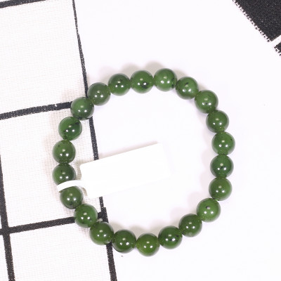 Vòng tay đá ngọc bích A mệnh hỏa, mộc - Ngọc Quý Gemstones