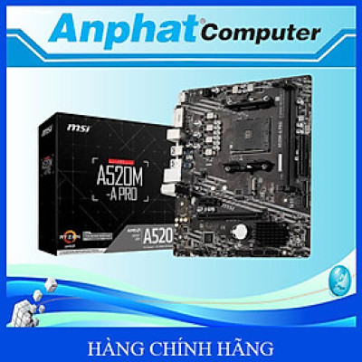 Bo Mạch Chủ Main MSI A520M-A PRO Socket AM4 - Hàng Chính Hãng