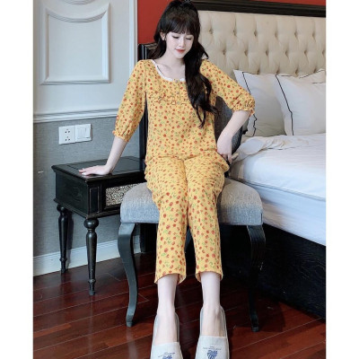 Đồ bộ mặc nhà cao cấp, chất đũi lạnh