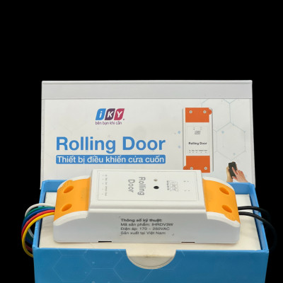 ROLLING DOOR - THIẾT BỊ ĐIỀU KHIỂN CỬA CUỐN THÔNG MINH WIFI + BLUETOOTH -  Hàng Chính Hãng 