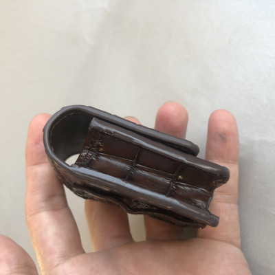 Bao Da Bật Lửa Zippo Chuyên Dụng Da Cá Sấu Chất Lượng KEIO NIPPON 