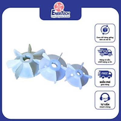 Cánh quạt nhựa cho motor công nghiệp framesize 90 - 355, cánh quạt nhựa động cơ điện