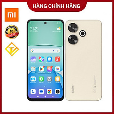 Điện thoại Xiaomi Redmi 13 (6GB/128GB) Màn hình 6.79inch ,Chipset:MediaTek Helio G91- Hàng chính hãng
