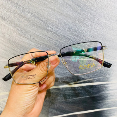 Gọng kính cận T3121 chất liệu titan thời trang mắt kính OURESS nam nữ siêu nhẹ siêu bền