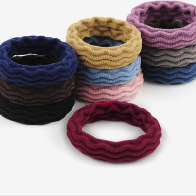 Sét dây buộc tóc bản to HD17 Hộp nhựa trong