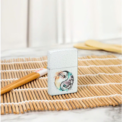 Bật lửa Zippo 46249 Floral Yin and Yang Design - Chính hãng 100%