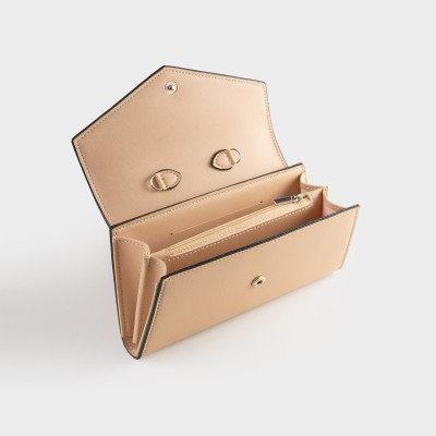 Ví Yuumy ( Thời trang nữ dáng dài kèm dây đeo chéo - Ví da Seasand YV104 )