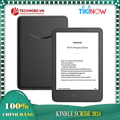Máy đọc sách New Kindle 2024, 16Gb Mới nguyên Seal - Hàng chính hãng