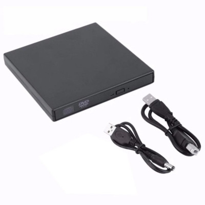 Ổ đĩa dvd rời cho laptop, desktop, máy tính bàn, ổ đĩa quang dvd rw gắn ngoài qua cổng USB hỗ trợ đọc, ghi đĩa dvd, cd không kén đĩa - Hàng chính hãng