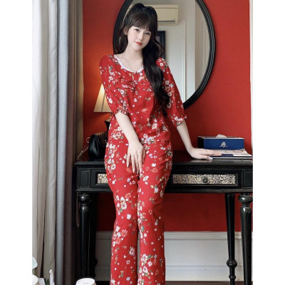 Đồ bộ mặc nhà cao cấp, chất đũi lạnh