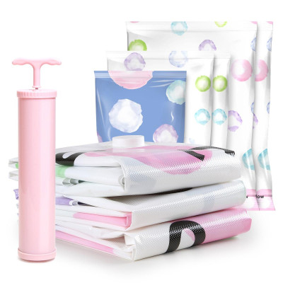 Bộ 8 túi nén chân không HOME ORGANIZER có thể tái sử dụng với bơm tay