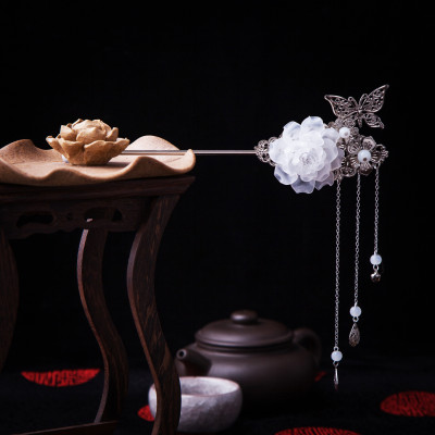 Trâm cài tóc tua rua dài phong cách trang điểm cổ trang cho bạn nữ