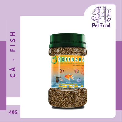 Thức ăn CÁ cảnh nhỏ: Neon, Cánh Buồm, Molly, 7 màu, 3 đuôi, Guppy, Betta, Cá Vàng - Giàu Protein, Canxi, Lipid - hộp 40g