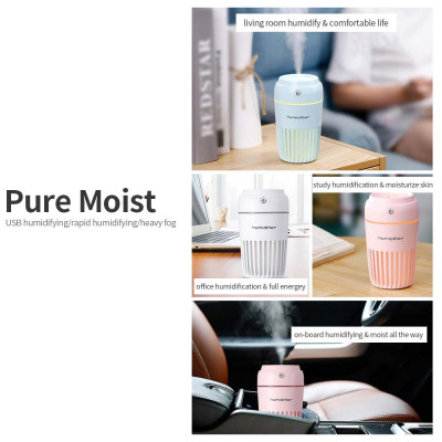 Máy tạo độ ẩm không khí Time-Cup WOPOW HM03, Máy phun sương kèm đèn ngủ mini