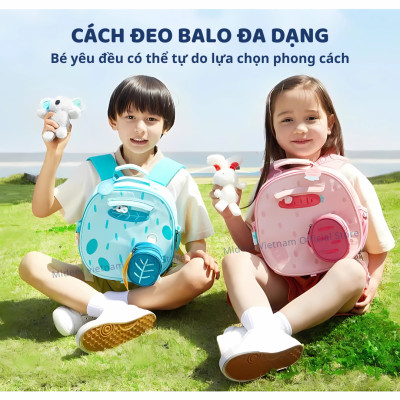 Balo đi học mầm non cho bé Mideer Snuggle Square Backpack