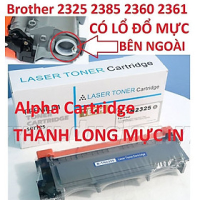Hộp mực TN 2385 dành cho Brother HL-L2321D HL-2361DN HL-2366DW MFC-L2700dw MFC-L2701DW 2300D/2320D/L2340DW/L2360DW/L2380DW/L2321D/L2361DW DCP-L2520DW/L2540DW MFC-L2700DW -Chất lượng cao Mới 100%, Full hộp Hàng chính hãng Alpha Cartridge 