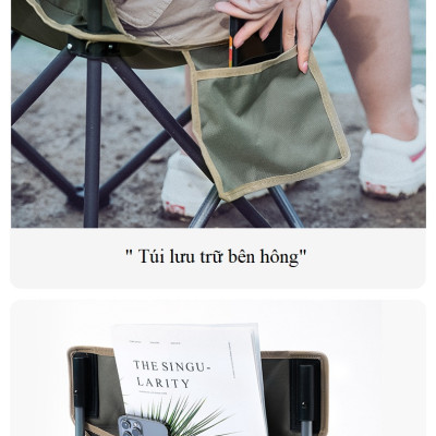 Ghế Gấp Gọn, Ghế Xếp Giã Ngoại- Du Lịch-Cắm trại-Câu cá-YZ002