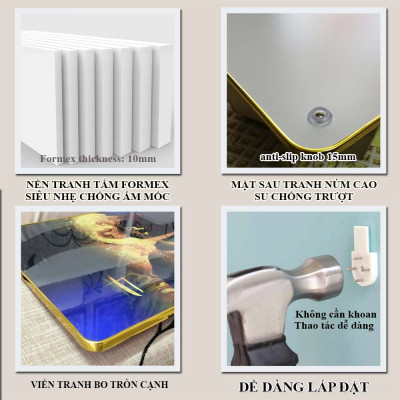 Tranh treo tường trang trí phòng khách, phòng ngủ, phòng ăn:4430L15F