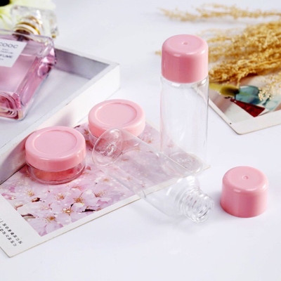   Hủ chiết mỹ phẩm 5 -7 món kèm túi zip tiện dụng nhỏ gọn 