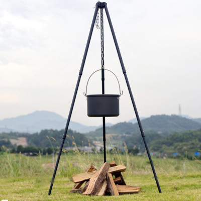 Nồi cắm trại CAMPLEADER dạng treo cho 5-6 người chất liệu Nhôm oxit chống dính nấu ăn dã ngoại Đi bộ đường dài