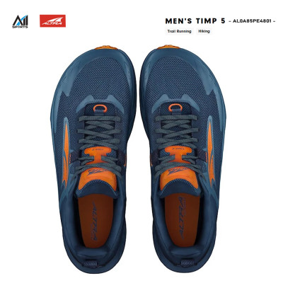 Giày đi leo núi chạy địa hình ALTRA TIMP 5 M DUSTY OLIVE - BLUE/ORANGE