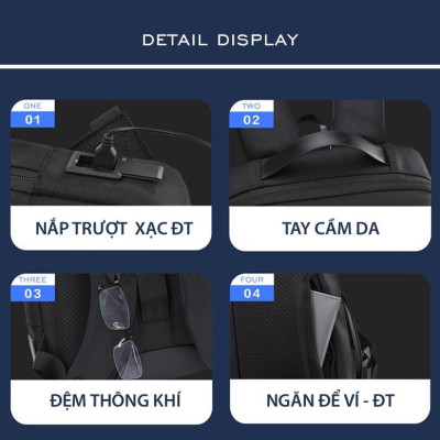 Balo Doanh Nhân Laptop 15.6inch Thế Hệ 5.0