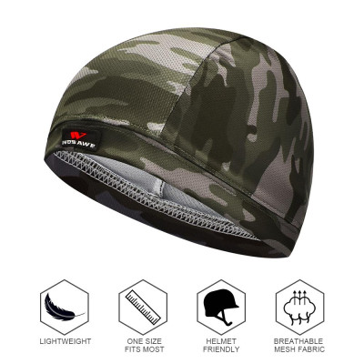 Lớp lót mũ bảo hiểm đi xe đạp được làm thủ công từ vải lưới polyester 100% giúp cải thiện độ thoáng khí và thấm mồ hôi