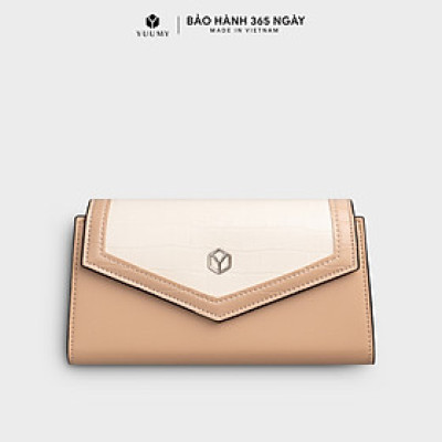 Ví Yuumy ( Thời trang nữ dáng dài kèm dây đeo chéo - Ví da Seasand YV104 )