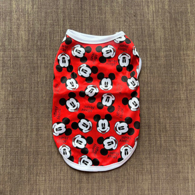 ÁO THUN BA LỖ MICKEY THÔNG HƠI SIÊU DỄ THƯƠNG TỪ 1-5KG DÀNH CHO THÚ CƯNG CHÓ MÈO