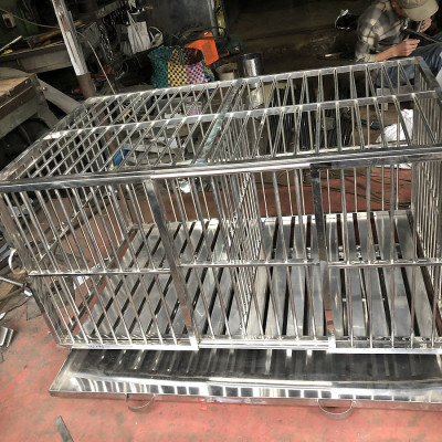 Chuồng chó Inox Juno Sofa KT (70 x 1,2m x 80cm) Không có mái che 