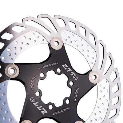 Phanh đĩa xe đạp leo núi bằng hợp kim nhôm và thép không gỉ, độ cứng cao và chống ăn mòn kích thước 203mm