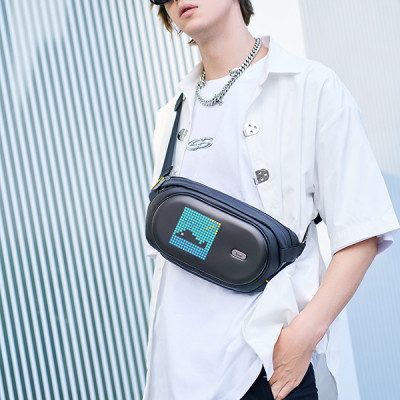 Túi đeo chéo màn hình LED Divoom Pixoo SlingBag-C nhỏ gọn, phong cách - Hàng chính hãng