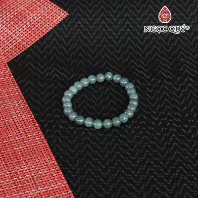 Vòng tay lam ngọc 7mm mệnh thủy, mộc - Ngoc Quý Gemstones