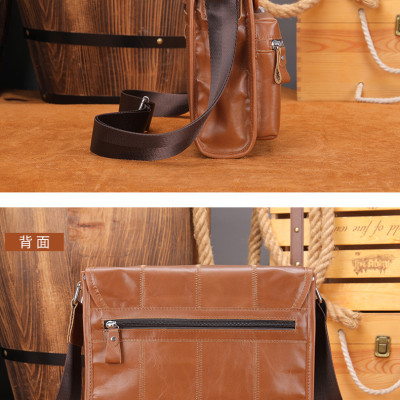 Túi đeo chéo nam DA BÒ THẬT phong cách mới - BEE GEE DCN9296