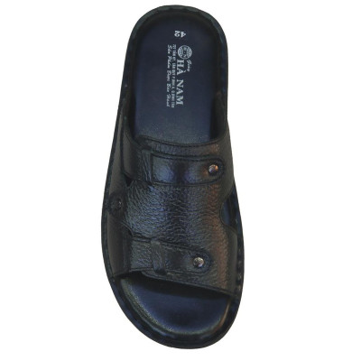 Dép Nam Quai Ngang Da Bò Thật TiTi ĐÔ Cao Cấp DNA2125d