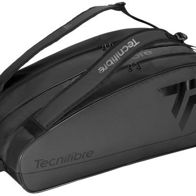 ￼Túi đựng vợt tennis Tour Endurance Ultra Black 12R - Chất liệu bạt chống thấm, 3 ngăn, kích thước 75x28x34,5cm - Bag