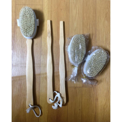 Bàn Chải Chà Lưng Đa Năng Tháo Ráp Có Tay Cầm, Cây Chà Lưng Tắm Tạo Bọt Cực Sạch Loại Bỏ Bụi Bẩn B122