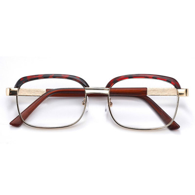 Kính lão da beo tròng thuỷ tinh from vuông to phù hợp cô chú khuôn mặt vừa và to