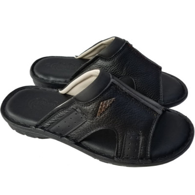 Dép Nam BIGGBEN May Đế Da Bò Thật DN119