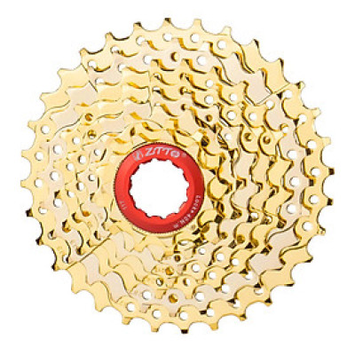 Líp xe đập leo núi 8 tốc độ diều chỉnh tỉ số truyền 32T bằng kim loại màu vàng