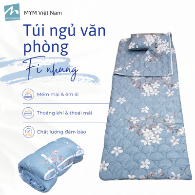 Túi Ngủ Văn Phòng Gấp Gọn MYM, Túi Ngủ Đi Phượt, Du Lịch, Dày Dặn (Khách Vui Lòng Chat Với Shop Để Chọn Mẫu)