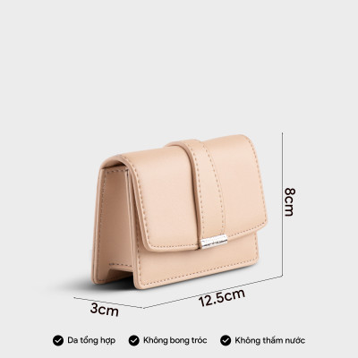 Ví Yuumy ( Thời trang nữ phối dây đeo chéo mini xinh xắn - Ví da Seasand YV101 )